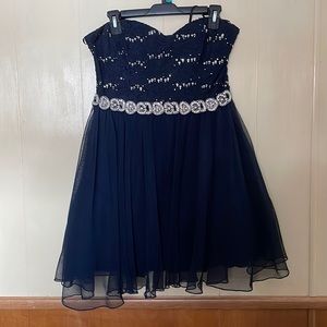 Strapless Homecoming/Prom Dress